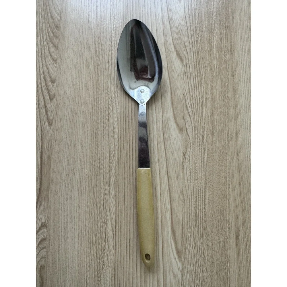 Vintage Sears Stainless Steel Serving Spoon Made in USA